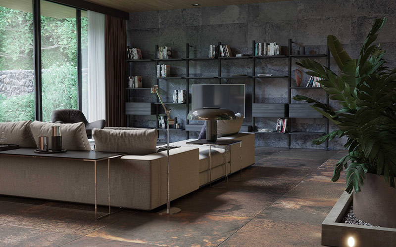 ứng dụng gạch corten