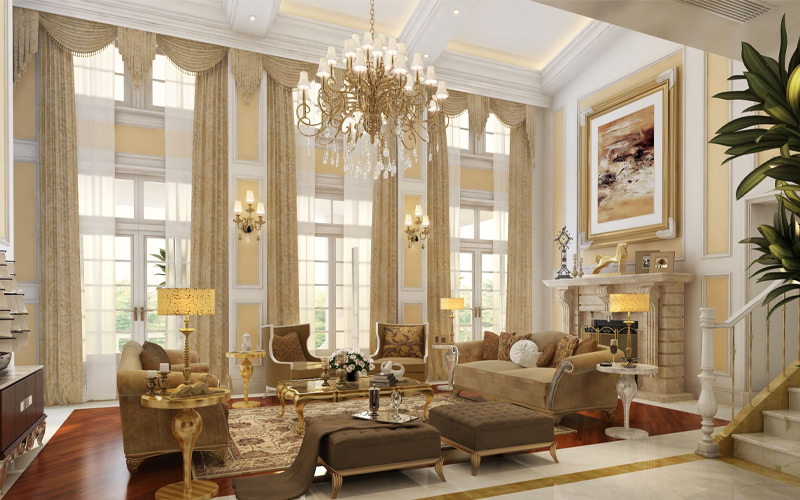 thiết kế nội thất luxury