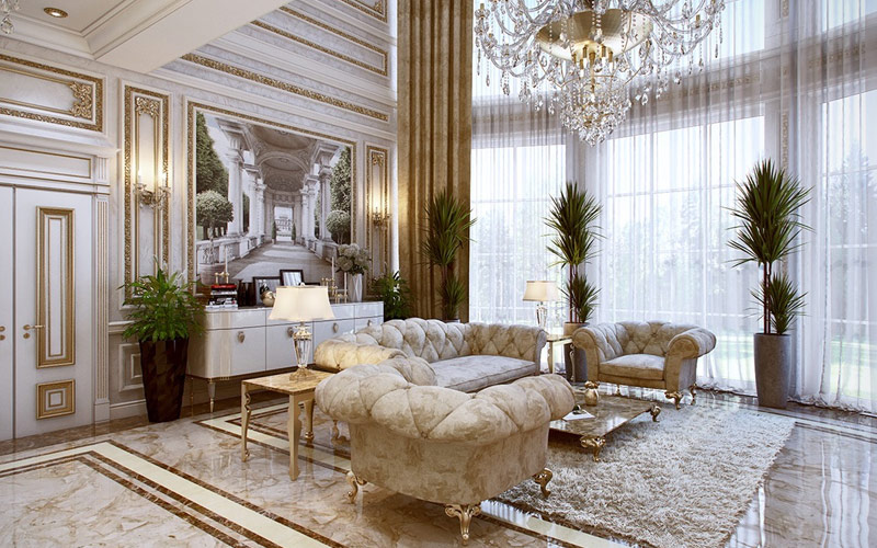 thiết kế nội thất luxury